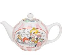 Théière Ronde Even Bijkletsen - You're My Cup of Tea en Porcelaine de Blond Amsterdam pour un Moment Thé Parfait