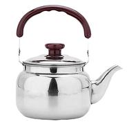 Théière sifflante en acier inoxydable pour cuisinière - Bouilloire sifflante à fond plat - Bouilloire à thé sifflante pour cuisinières à gaz - Bouilloire sifflante - A || 0,5 l