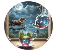 théière Sprite 1000 Pièces Casse-tête Fantastique Magique Puzzle Circulaire pour Adultes Et Enfants Classiques Cadeaux Qualité Supérieure 1000pcs (67.5x67.5cm)