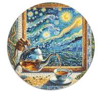 théière Sprite 1000 Pièces Casse-tête Fantastique Magique Puzzles Circulaires pour Adultes Et Enfants Classiques Cadeaux Qualité Supérieure 1000pcs (67.5x67.5cm)