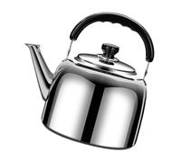 Théière sûre et en acier inoxydable avec sifflement fort - Bouilloire de grande capacité pour une utilisation en cuisine - Fournitures de camping