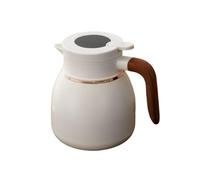 Théière, Théière en acier inoxydable 316 avec infuseur à thé - Bouilloire grande capacité for la maison et le bureau(White)