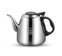 Théière, Théière En Acier Inoxydable Cygne Neck Pot Tovetop Théière Chauffe - Eau Cafetière Avec Poignée Résistante À La Chaleur Pour Cuisinière Induction Cuisinière Électrique (1,5L)