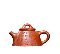 Théière Théière en argile violette de 130ml, théière faite à la main, bouilloire avec passoire, service à thé Zisha, théière multifonctionnelle en céramique Récipient pour infuser le thé