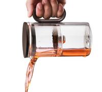 Théière - Théière en verre, Bouilloire à thé en verre | Théière à filtration, théière avec infuseur amovible, grande théière sans danger pour la cuisinière, théière transparente pour thé en feuilles