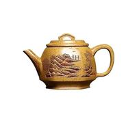 Théière Théière Guanshan Sculptée À La Main For Cérémonie Du Thé Récipient pour infuser le thé