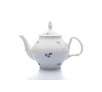 Théière Thun 1794, 1,2 l, porcelaine tchèque, Bernadotte, roses bleues, Thun