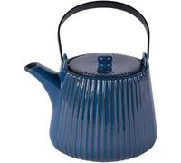 Théière Tiao 1L bleu avec filtre - Table Passion - Bleu - Grès Bleu G