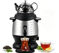 Théière Turque Électrique 6L, 5L Acier Inoxydable Et Théière Céramique 1L