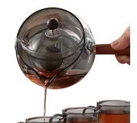 Théière Verre Résistante Cuisinière - Bouilloire Transparent Chauffe Directe Induction Élégante Cuisine Accessoire Pratique Café Tisane Maison Cuisines Moderne Design
