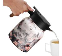 Théière Vintage - Théière Thermique En Acier Inoxydable Avec Filtre Intégré, Bouilloire De Grande Capacité | Théiière Classique Retenant La Chaleur Pour La Cuisine, Le Thé De L'apr