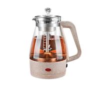 Théières Chaudière à thé 1L, petit verre résistant à la chaleur, bouilloire électrique automatique for maison et bureau, châssis 600W Services à thé