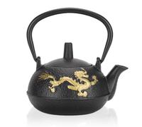 Théières en Fonte en Fer avec Infuseur, 0.3litre Japonaise Theiere Emaillee Japonaise avec Résistant à La Chaleur en Acier Inoxydable Infuseur Passoire et Couvercle Bouilloire pour Thé en Vrac