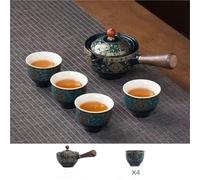 Théières Ensemble De Théière Et Infuseur À Thé Rotatif 360 Degrés, Sac En Porcelaine, Service Gongfu, Portable Théière Service A Thé(Type-Z Type-AA)