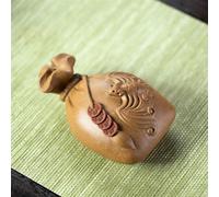 Théières Sculpture À La Main Artisanat Home Accessoires Pour Service Thé Yixing Argile Violette Ornements Animaux Compagnie Lucky Fortune Théière Service A Thé(C)