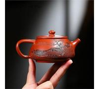 Théières Service À Thé Kung Fu, Pot En Argile De 220ml, 1 Pièce, Violette 13.2x6.7cm, Louche Pierre Sculptée La Main, Théière Théière Service A Thé
