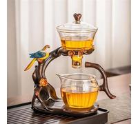 Théières Théière À Aspiration Magnétique En Verre Service Thé Automatique Machine Paresseuse Théière Service A Thé