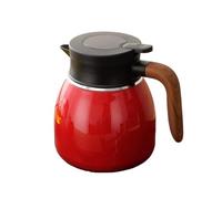 Théières, Théière en acier inoxydable 316 avec infuseur à thé - Bouilloire grande capacité for la maison et le bureau(Red)
