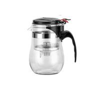 Théières, théière en verre résistant au brassage et ensemble de tasses théière en verre avec bouilloire à infuseur (théière 750 ml)(Teapot 500ml)