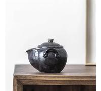 Théières Théière Japonaise Céramique Créative Faite Main 150ml Théière Service A Thé(Black)