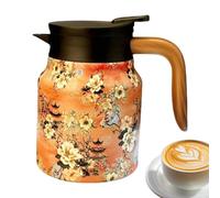 Théières thermiques, distributeur de café et de boissons - carafes à café de 33,8 oz avec versement de précision avec infuseur pour le thé et la passoire pour garder au chaud froid café, thé, eau