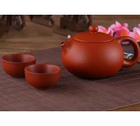 Théières Yixing 1 Pot 2 Cups Purple Clay Tea Set China Kung Fu Sets Xishi Ceremony Zisha Ceramic Pottery Teacup Théière Service A Thé(D)
