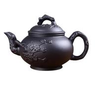 Théières Yixing 400ml Zisha Kung Fu Ceremony Bonus 3 Cups 50ml Ceramic Teapot Handmade Porcelain Tea Pot Cup Set Purple Clay Teapots Théière Service A Thé