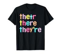 Their There They Grammar English Teacher Back to School T-Shirt