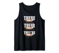 Their There They Grammar Humour for English Teachers Débardeur