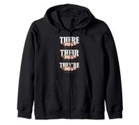 Their There They Grammar Humour for English Teachers Sweat à Capuche