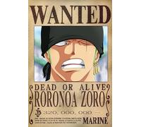 Theissen Anime One Piece Zoro Bounty Wanted Poster mat Frameless Gift 11 x 17 pouces (28 x 43 cm)