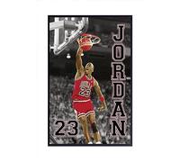 Theissen Store Michael Jordan NBA 23 Slam Dunk Poster mural Frameless Gift 11 x 17 pouces (28 x 43 cm) - Poster de mur d'art - Salle de classe