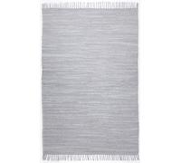 Theko Happy Cotton Tapis 100% Coton Gris 90 x 160 cm