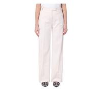 TheLatest, Femme, Pantalons, Rose, Taille: 38 FR Pantalon Rose Régulier