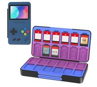 THELIFELICIOUS Boîte de Rangement Switch Game Card pour Nintendo Switch/Switch OLED/Switch Lite, Porte-Cartes de Jeu avec 48 emplacements pour Cartes de Jeu et 24 emplacements pour Cartes Micro SD.,