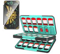 THELIFELICIOUS Boîte de Rangement Switch Game Card pour Nintendo Switch/Switch OLED/Switch Lite, Porte-Cartes de Jeu avec 48 emplacements pour Cartes de Jeu et 24 emplacements pour Cartes Micro SD.