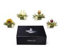 Thelini Tea Flower Gift Set in Magnetic Box u2013 White Tea u2013 6 Tea Flowers with 4 6 Unité (Lot COFFRET CADEAU BIEN-ETRE A TEL