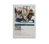 Thelma & Louise Affiches murales esthétiques sur toile style vintage - Peinture décorative pour salon, chambre à coucher, chambre - 30 x 45 cm - Style sans cadre