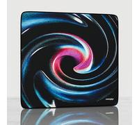 TheMasterpiece Vortex Esports Mouse Pad with Poron Base, Ultra-Speed Surface, Stitched Edge, 50 x 50 mm
