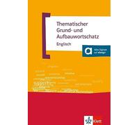 Thematischer Grund- und Aufbauwortschatz Englisch – Livre + MP3-CD – Klett Verlag