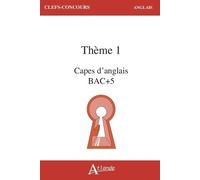 Thème 1 - Capes D'anglais Bac + 5