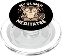 Thème Animal Mignon « My Glider Meditates » PopSockets PopGrip pour MagSafe