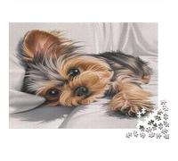 Thème Chiot Adorable Puzzle 1000 pièces Papier pour Adultes décoration éducatif Puzzle Chien Papier épais idée Cadeau 38x26cm/1000pcs