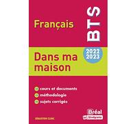 Thème Dans ma maison BTS français 2022-2023