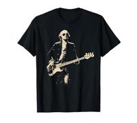 Thème de Musicien d'histoire de l'école de Washington Funny Bass Face T-Shirt