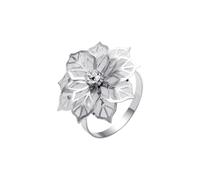 Thème Décoration de fête Anneau de serviette en acier inoxydable Boucle de serviette de fleur Anneau de serviette européen haut de gamme Horizon Événement DVD (Argent, Taille unique)