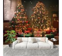 ThèMe Des Cadeaux Sapin De NoëL Papier Peint Intissé Fresque Murale 200x140 cm NoëL Poster Murale Photo pour Salon, Chambre, Salle à Manger, Effaçable Papier Peint Panoramique