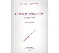 Joubert - Thème et Variations - Flûte et Piano