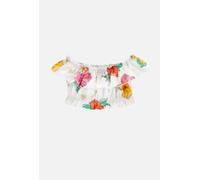 Theme floral Top bebe blanc OTHER UNI