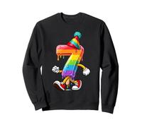 Thème Glace Arc-en-Ciel fondante 7ème Anniversaire Sweatshirt